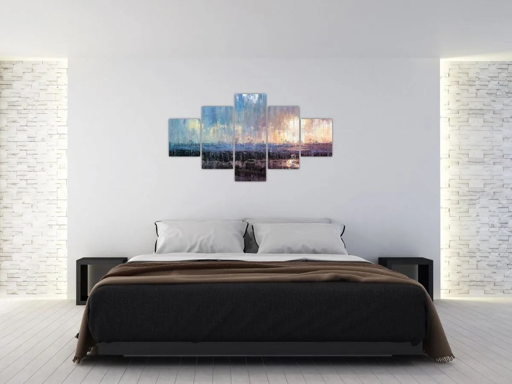 Obraz - Abstrakcja (125x70 cm)