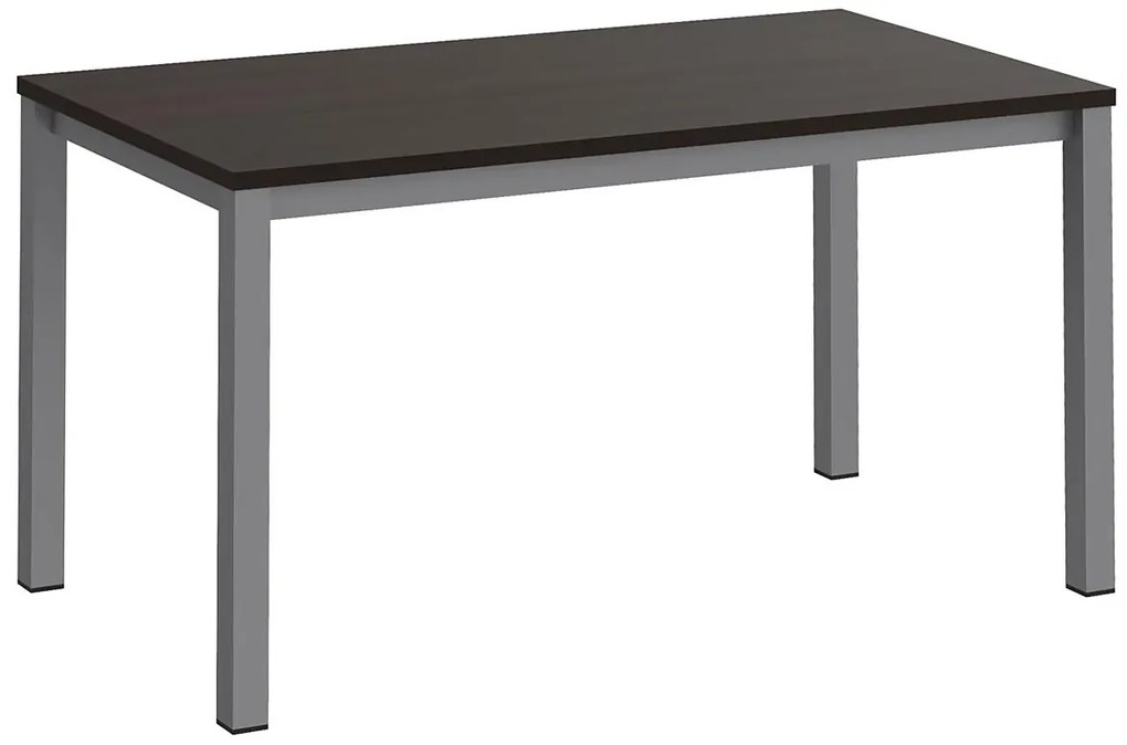 Minimalistyczne Biurko Z Metalowymi Nogami Wenge D7-F17