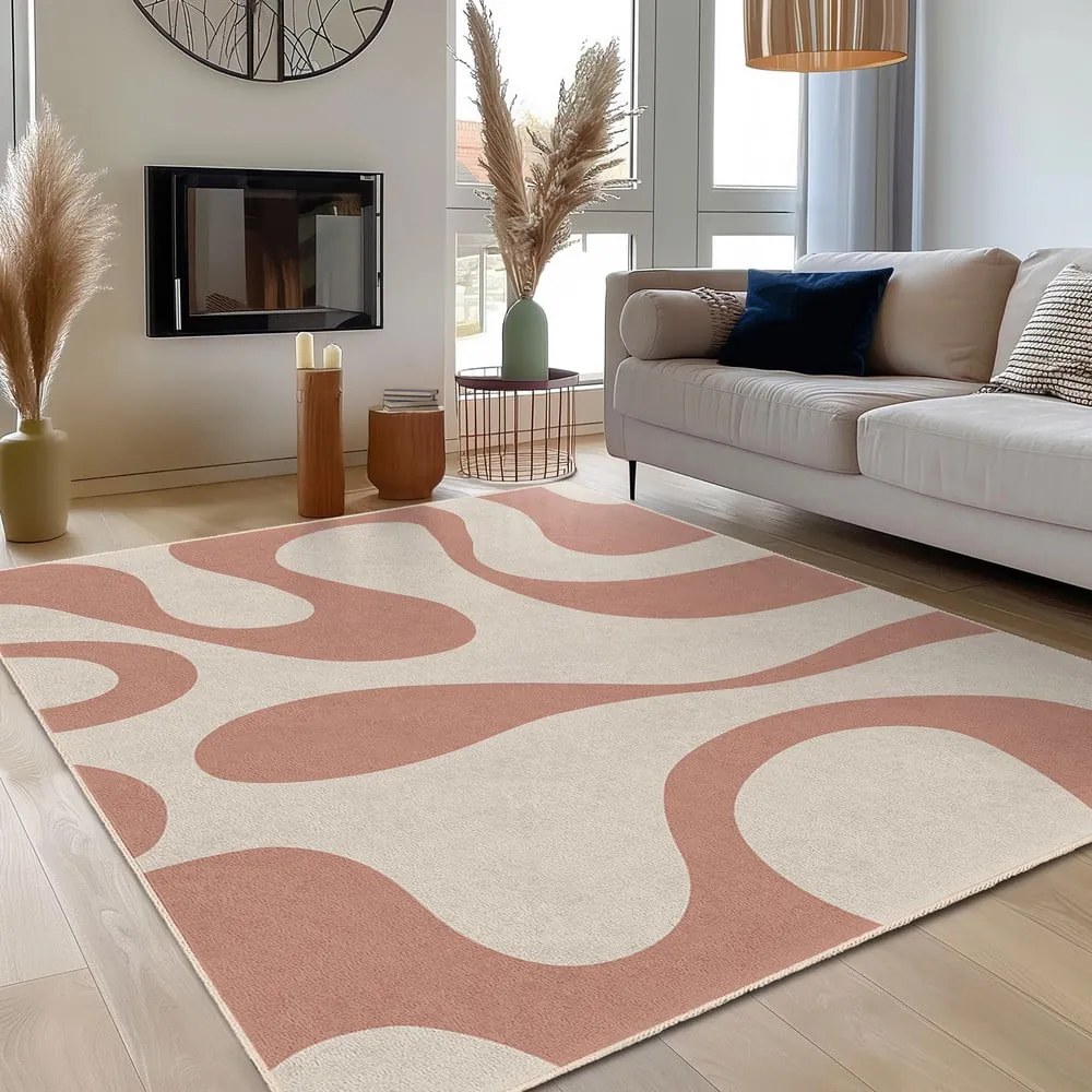 Różowy dywan odpowiedni do prania 160x230 cm Strawberry Latte – Mila Home
