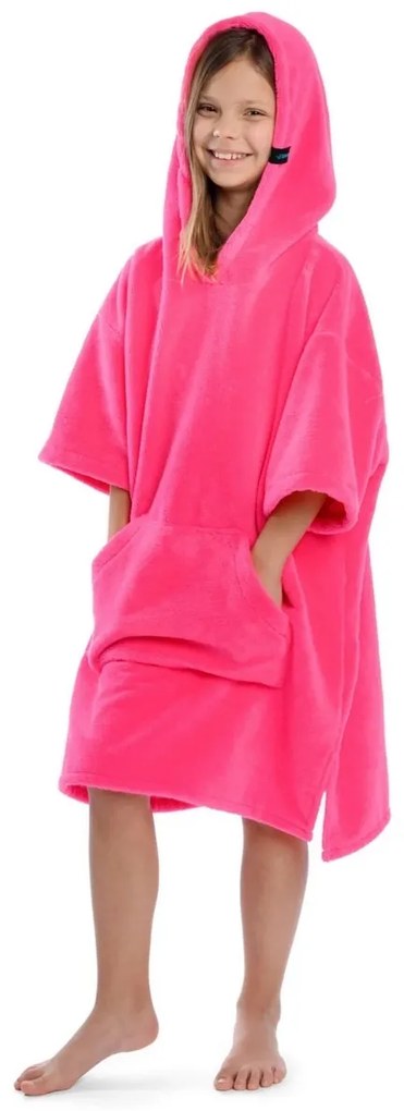 Towee Surf ponczo MONO Bubblegum pink, 60 x 90 cm