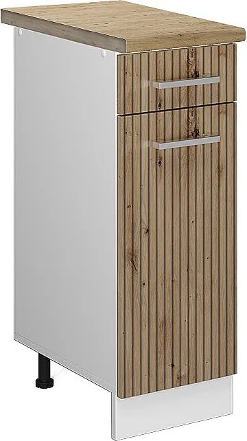 Szafka dolna do kuchni dąb rzemieślniczy 30x60x81.6 r-line