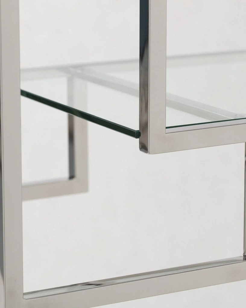 Regał Hypnose silver 115x40x202cm