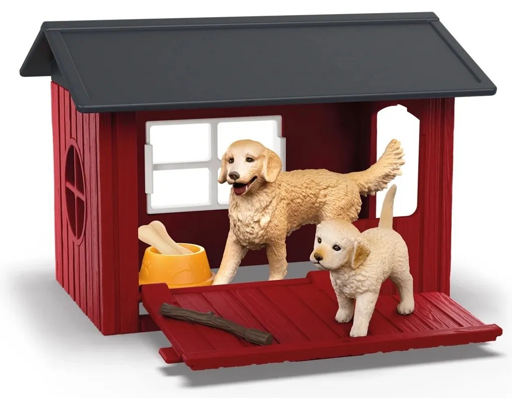 Schleich 42722 Buda dla psa z golden retrieverem