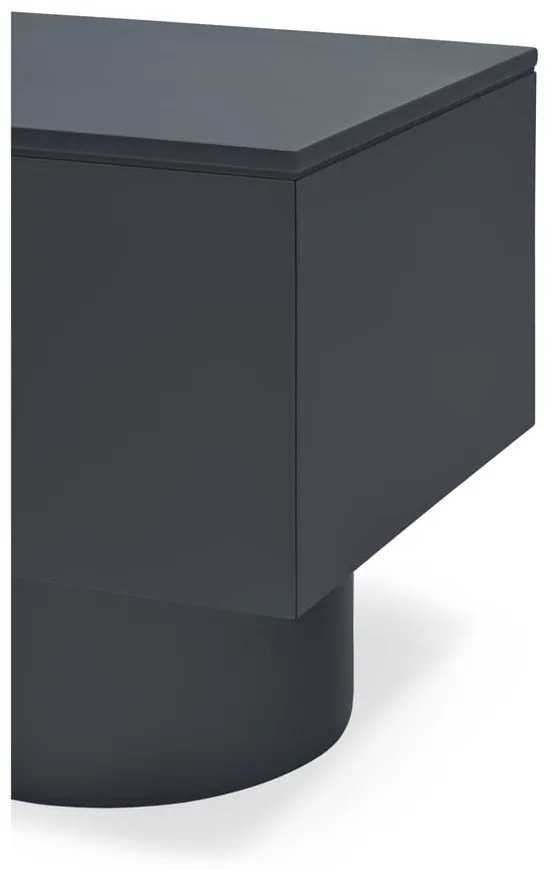 Antracytowa szafka pod TV 200x50 cm Totem – Teulat