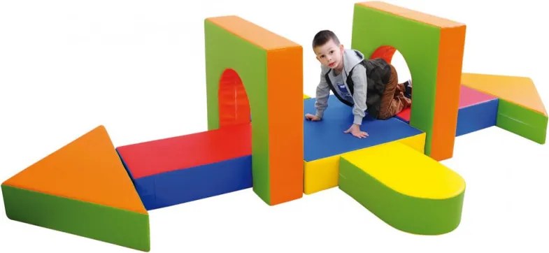 Zestaw piankowy, wielofunkcyjny Ania, 9 elementów