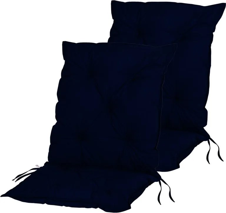 STILISTA Zestaw 2 poduszek do krzeseł niskich, niebieski