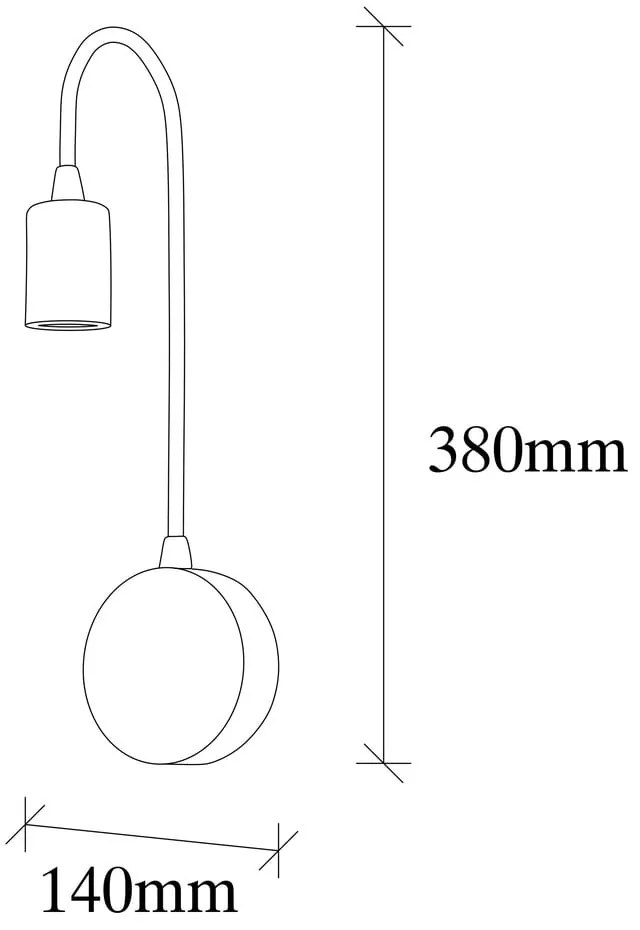 Czarny kinkiet Baston – Opviq lights