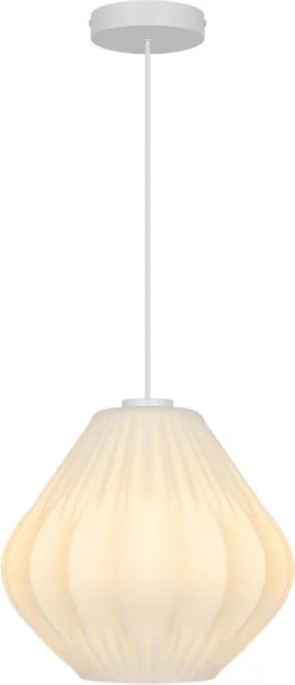 Nordlux - Lampa wisząca na przewodzie MALUCA 1xE27/15W/230V Ø 29 cm biała