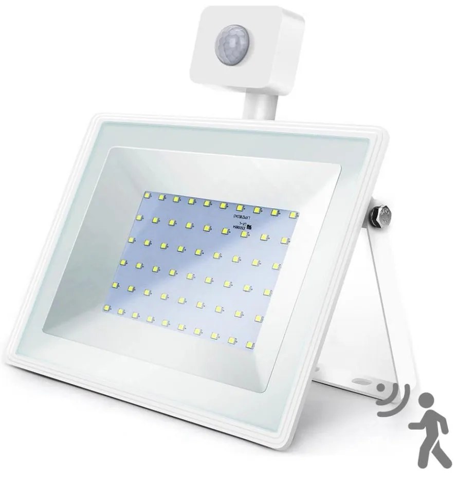 Aigostar - LED Naświetlacz z czujnikiem LED/50W/230V 6400K IP65 biały