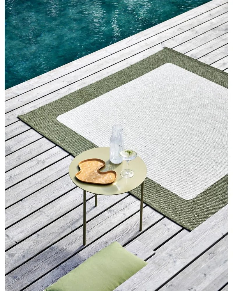 Zielono-kremowy chodnik odpowiedni na zewnątrz 70x240 cm Ilda Pine – Pappelina