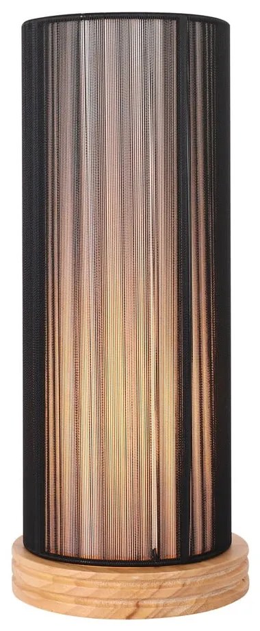 Lampa stołowa z tekstylnym kloszem (wysokość 33 cm) Kioto – Candellux Lighting