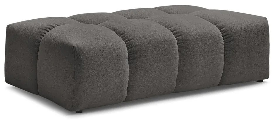 Ciemnoszary podnóżek z materiału bouclé Everest – Bobochic Paris