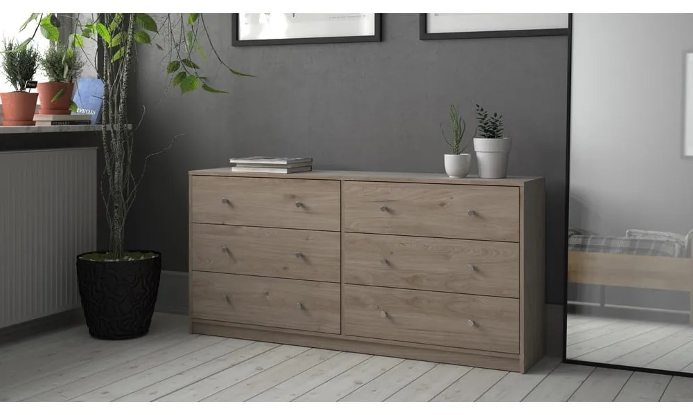 Komoda w naturalnym kolorze 143x68x32 cm May – Tvilum