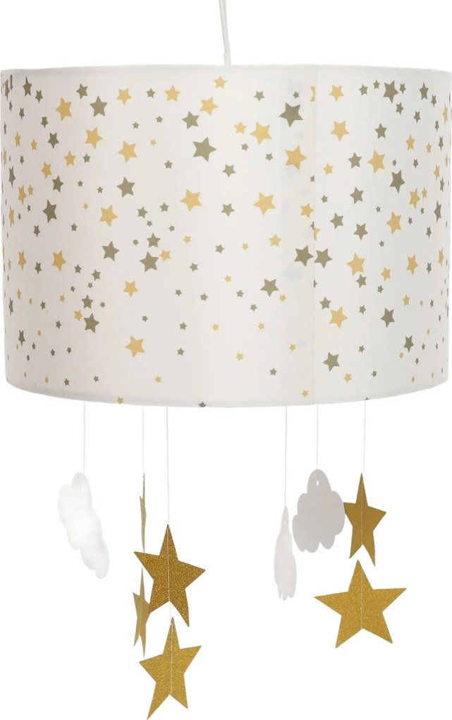 Lampa do pokoju dziecięcego CLOUD, gwiazdki, Ø 30 cm