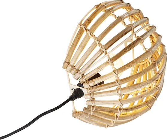 Rustykalna lampa ścienna bambusowa - Canna