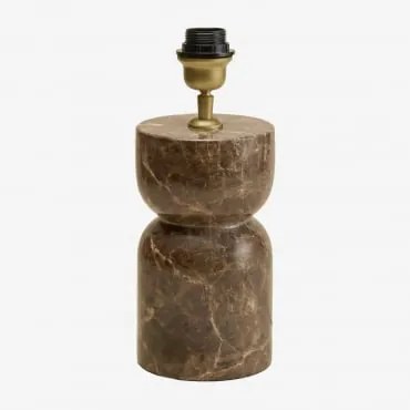 [*]podstawa Do Lampy Stołowej Diniz ↑25 Cm & Brązowy Marmur Emperador - Sklum