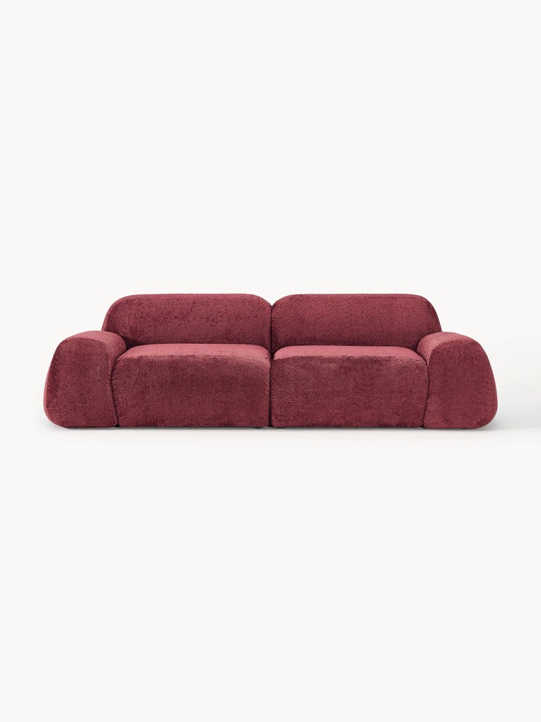 Sofa modułowa Teddy-Bouclé Wolke (3-osobowa)