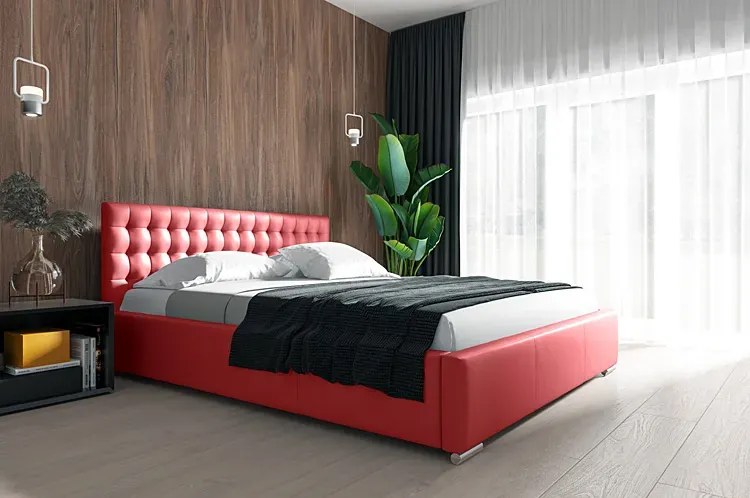 Łóżko tapicerowane Olewio 200x200 - 44 kolory