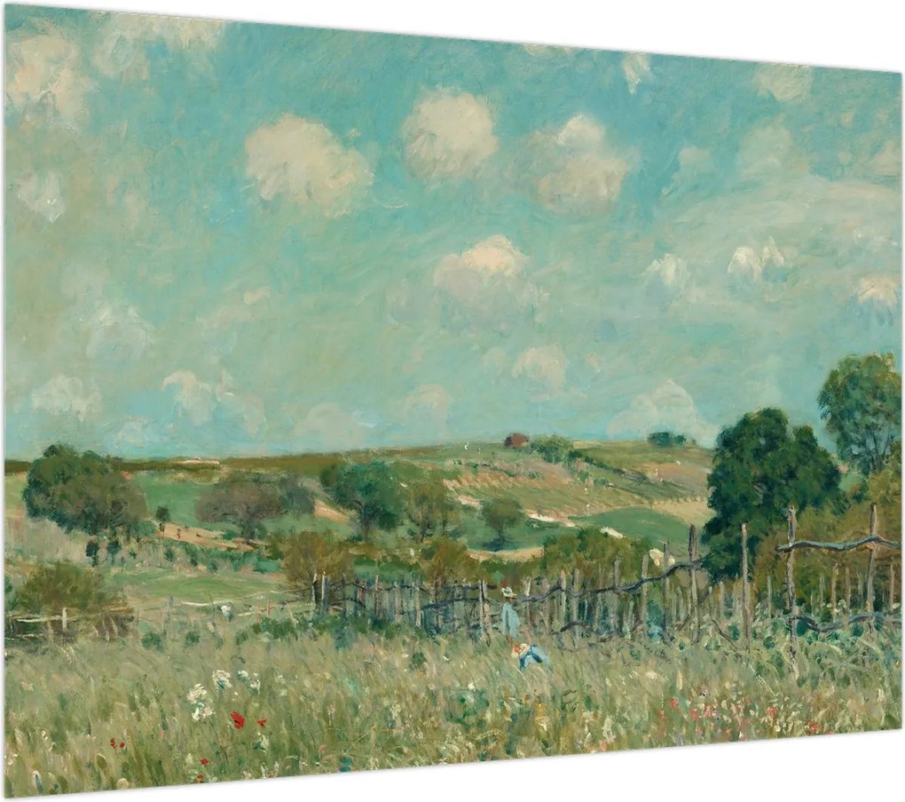 Obraz - Alfred Sisley,  Meadow, reprodukcje (70x50 cm)