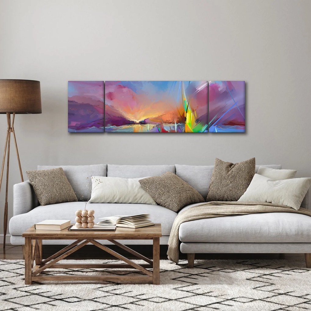 Obraz - Zachód słońca (170x50 cm)