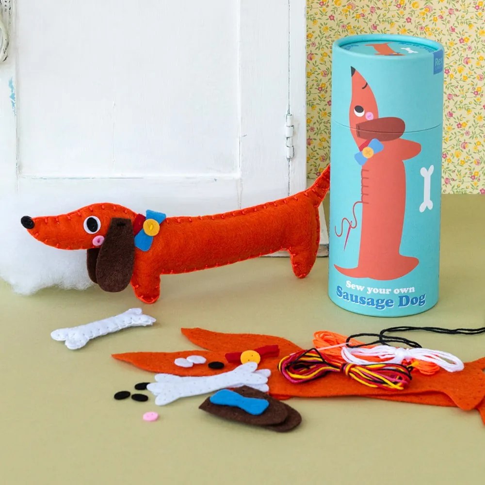 Zestaw kreatywny Sew Your Own Sausage Dog – Rex London