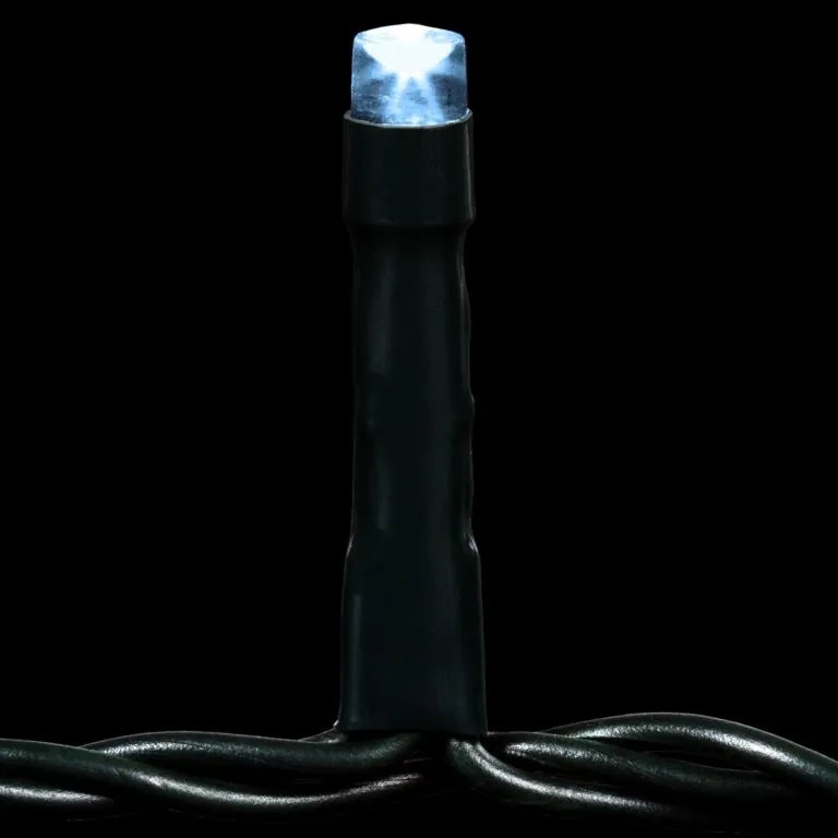 Świąteczne oświetlenie 60 m, 600 diod LED, zimna biel