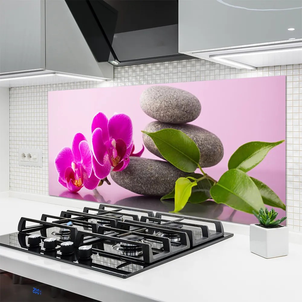Panel Szklany Harmonijna Orchidea Zen