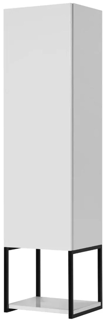 Szafka łazienkowa LOV 33 cm biały połysk wysoka  KROFAM