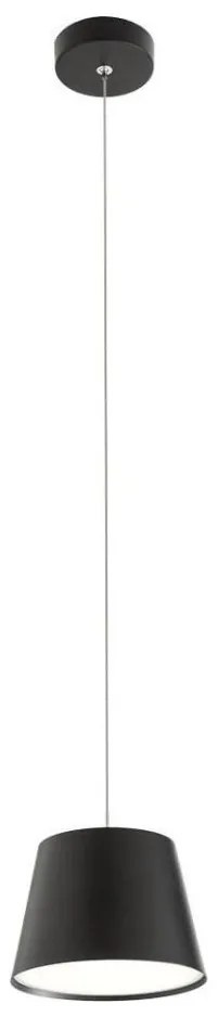 Redo 01-1496 - Lampa wisząca LED na przewodzie LOLLI LED/6W/230V śr. 14 cm czarna