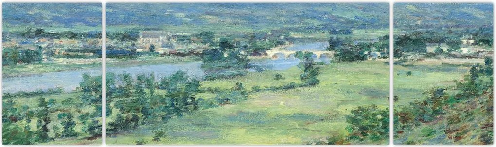Obraz - Theodore Robinson, The Valley of the Seine, From the Hills of Giverny, reprodukcje (170x50 cm)