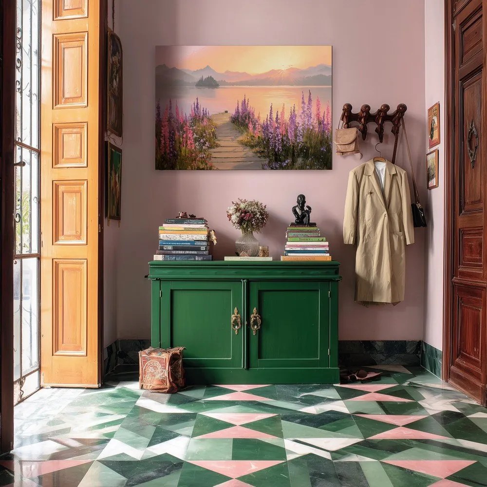 Obraz 113x85 cm Lupine Shore – Styler