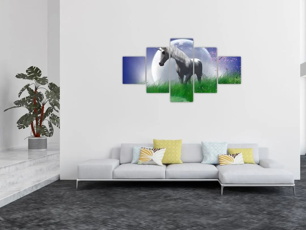 Obraz jednorożca (125x70 cm)