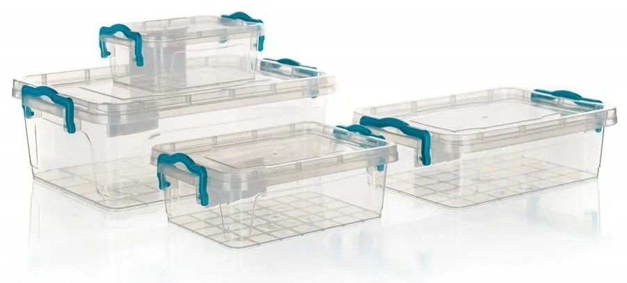 Banquet Zestaw uniwersalnych pudełek z pokrywką Gema, 4 szt.