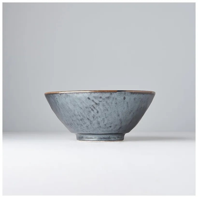 Czarna ceramiczna miska MIJ Black Pearl, ø 20 cm