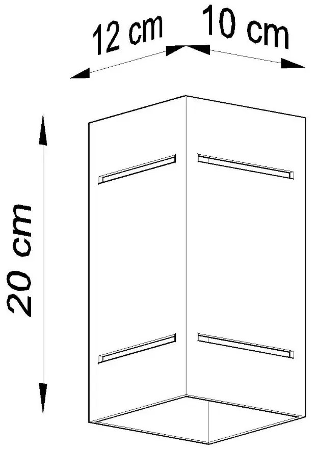 Kinkiet BLOCCO biały SOLLUX LIGHTING