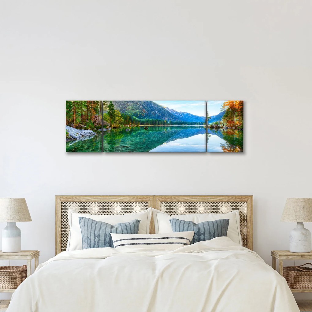 Obraz - Jezioro Hintersee (170x50 cm)