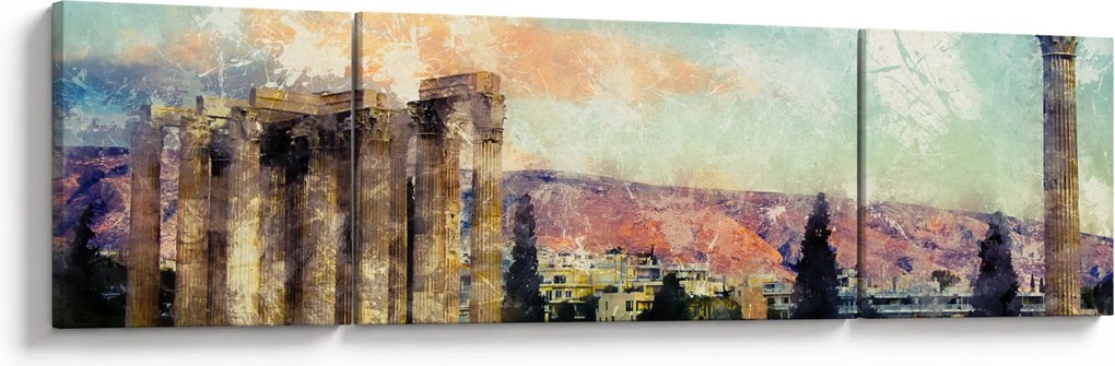 Obraz - Akropol, Ateny, Grecja (170x50 cm)