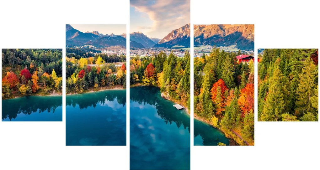 Obraz - Jezioro Urisee, Austria (125x70 cm)