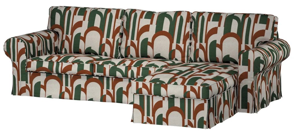 Pokrowiec na sofę Ektorp 2-osobową i leżankę