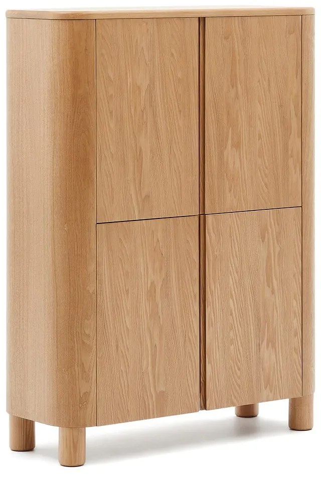 Szafka w dekorze jesionu w naturalnym kolorze 100x134x40 cm Salaya – Kave Home