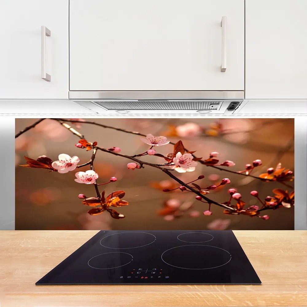 Panel Szklany do Kuchni Kwitnący Sad Owocowy