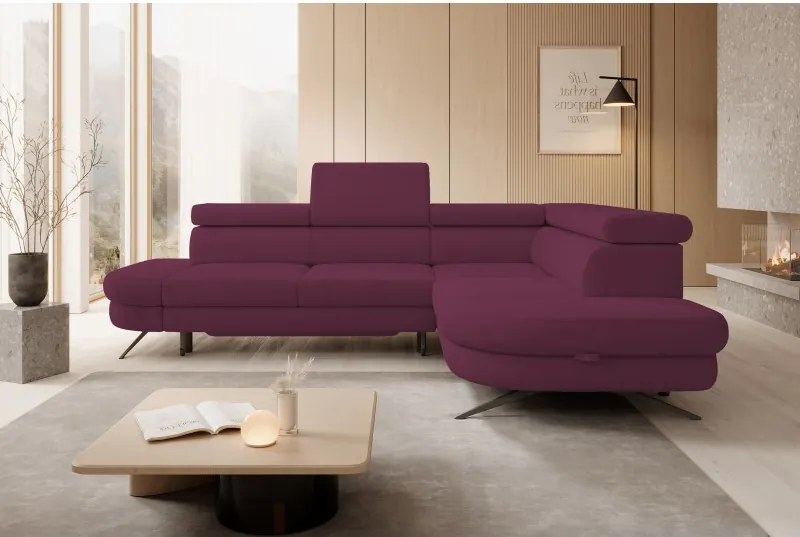 Narożnik OTIS L Prawostronny Regulowane Zagłówki WERSAL