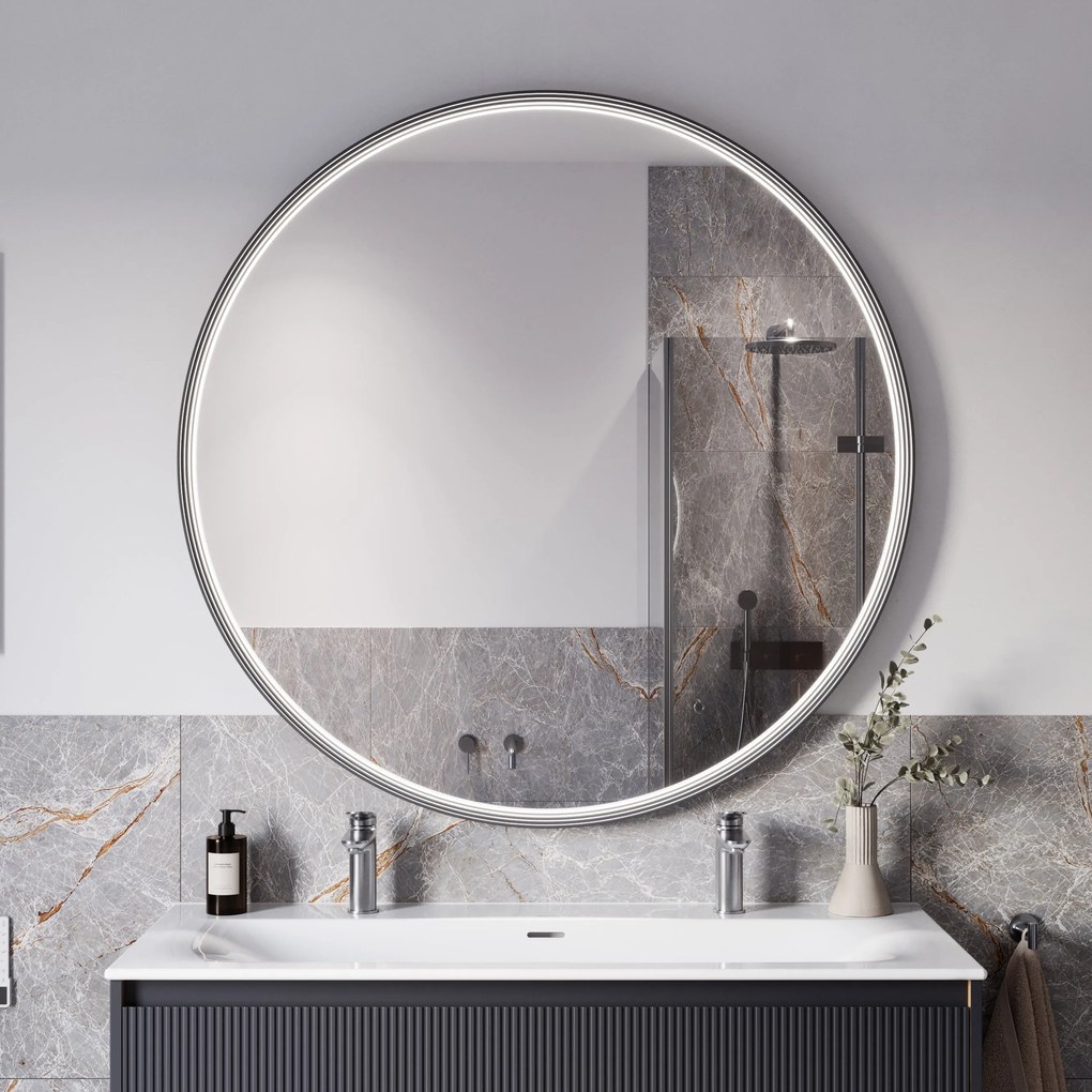 Lustro łazienkowe LED BELDIVO okrągłe - 120 cm