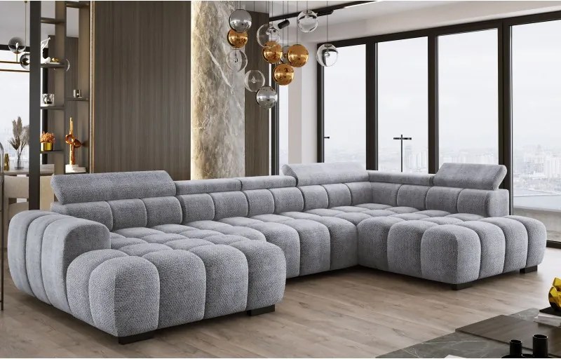 Narożnik BULL XL Prawostronny z elektryczną funkcją regulacji tkanina Eden 20 WERSAL