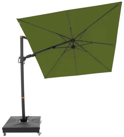 MyZone 210 x 210 cm - wahadłowy parasol ogrodowy z bocznym słupkiem : Substancja Desen - 832