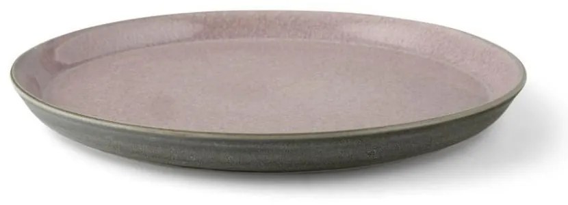 Różowy/szary kamionkowy talerz ø 27 cm Gastro Grey/Light Pink – Bitz
