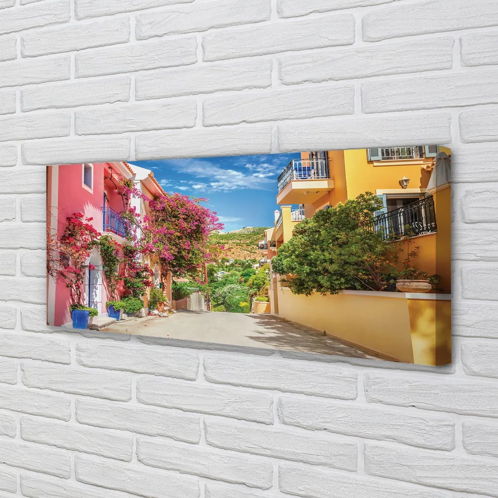 Zdjęcie na płótnie Kwitnące Ogrody nad Miastem