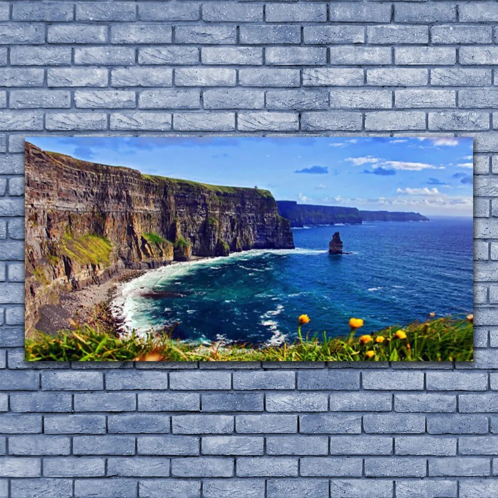 Obraz na płótnie Błękitna Zatoka wśród Skał