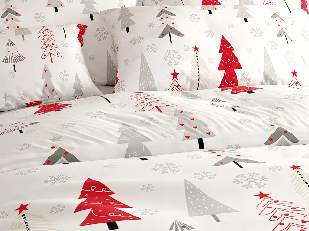 PrzytulneMieszkanie.pl PrzytulneMieszkanie.pl Pościel z mikrofibry JINGLE biała Rozmiar pościeli: 70 x 90 cm | 140 x 220 cm