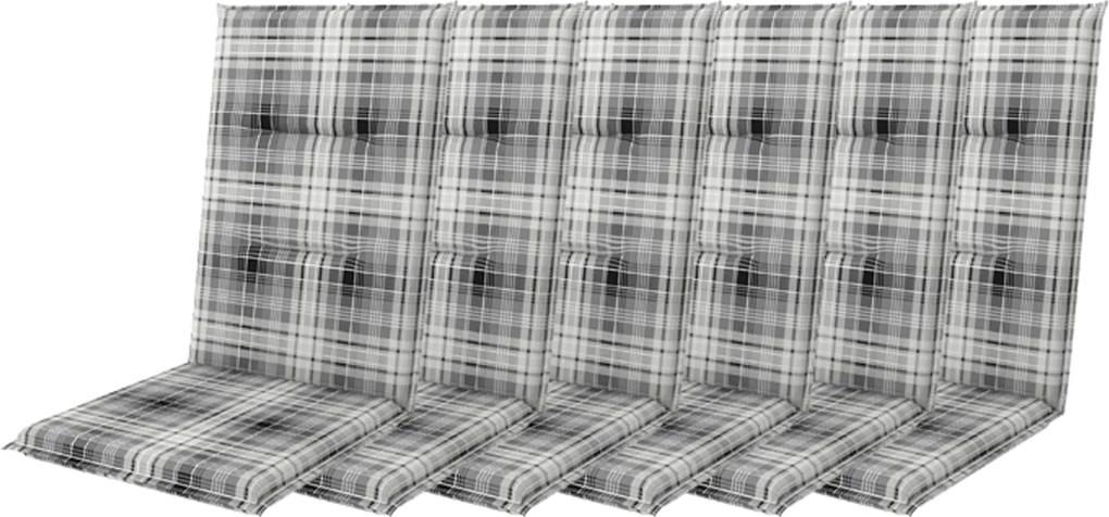 Doppler SPOT 7104 - zestaw 6 szt. poduszek na krzesło z wysokim oparciem